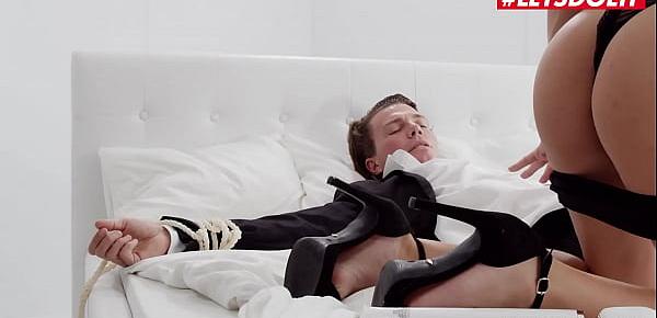  WHITE BOXXX - Jenny Doll & Ricky Rascal - TIED UP AND TEASED BY NAUGHTY BABE